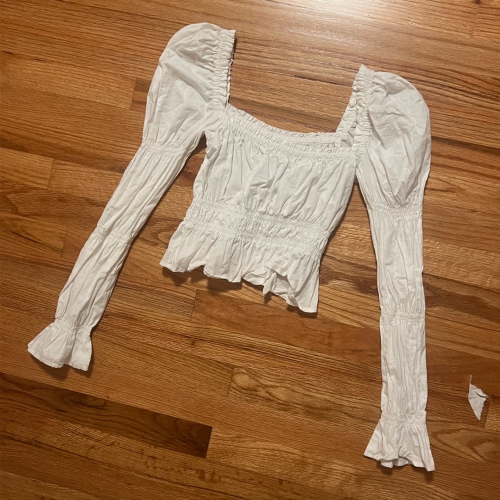 cottagecore peasant blouse